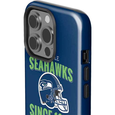 NFL Seattle Seahawks Helmet iPhone 15 Pro Impact Case